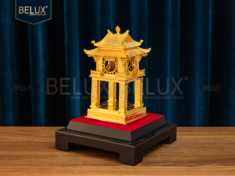 Mô hình khuê văn các mạ vàng 24k